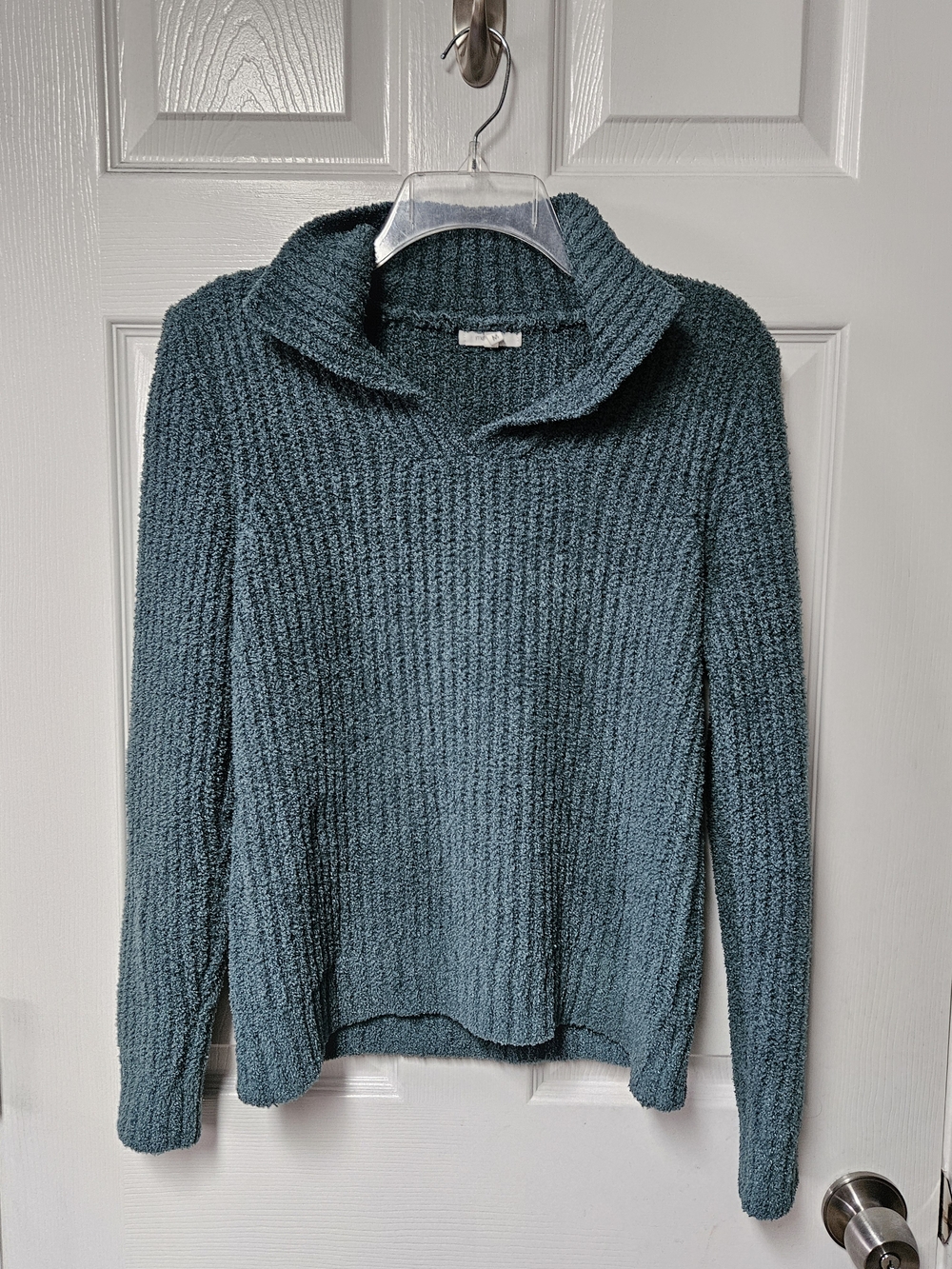 Maurices Teal Cowl-Neck Knitted Sweater
